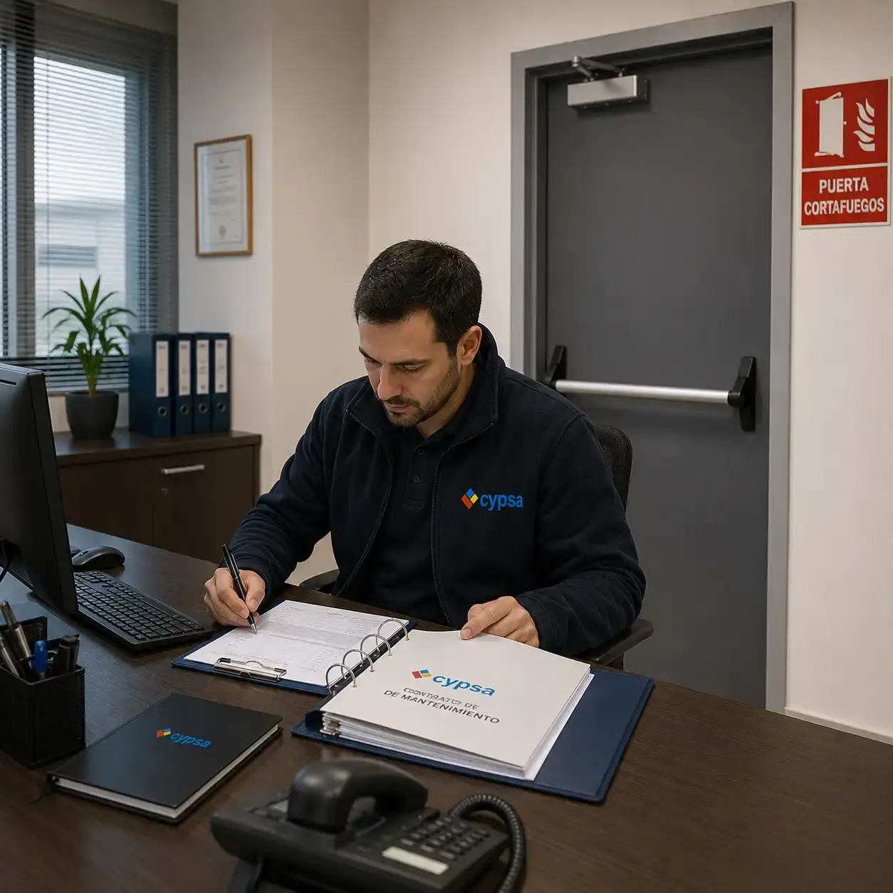 Mantenimiento de Puertas cortafuegos homologadas en Madrid