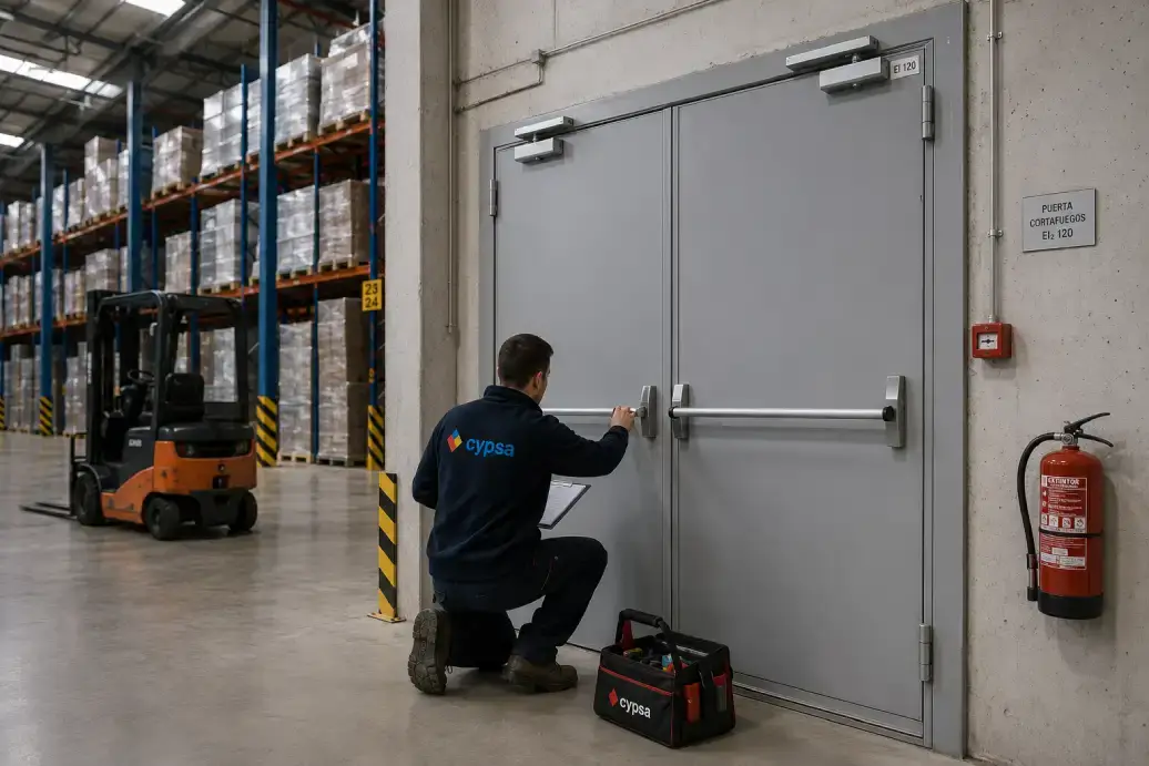 Mantenimiento y SAT de Puertas cortafuegos RF homologadas en Guadalajara