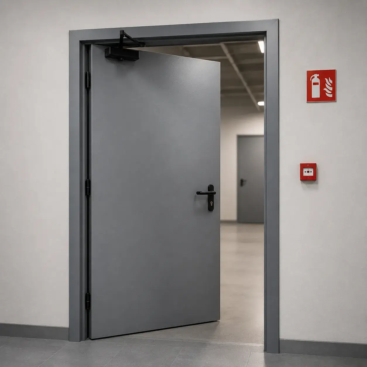 Puertas cortafuegos metálicas homologadas (RF)