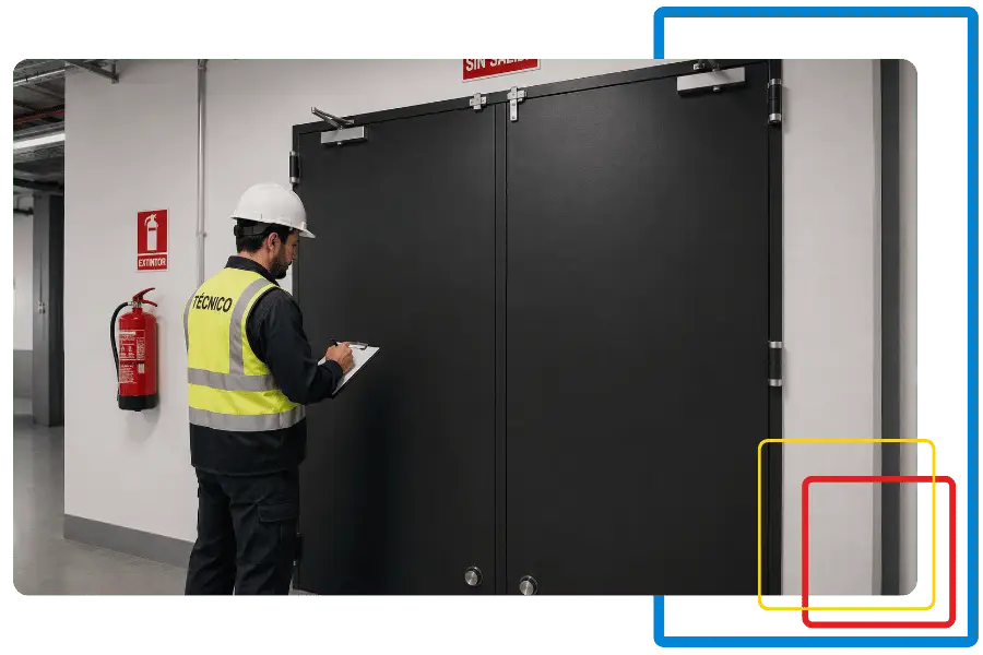 Puertas cortafuegos homologadas y certificadas​