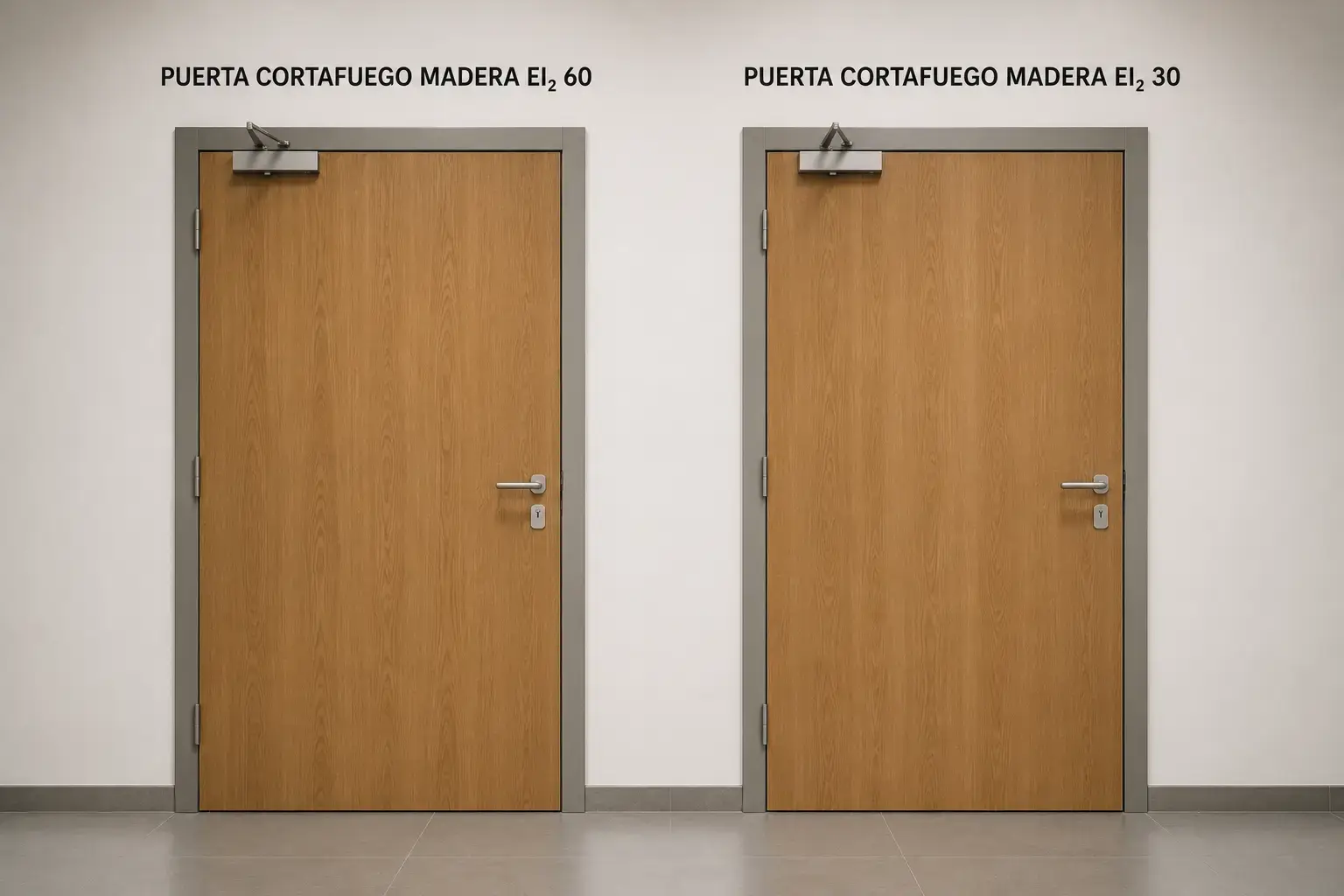 Puertas Cortafuego de Madera EI₂ 30 y EI₂ 60