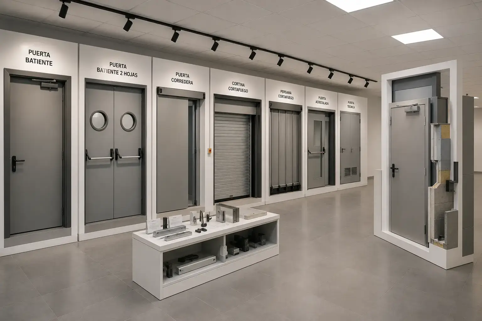 Puerta cortafuegos homologada en Madrid